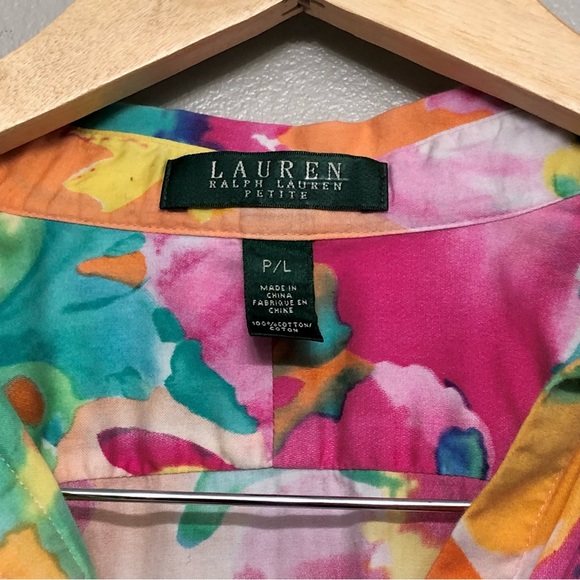 Ralph Lauren Multi Floral Blouse - Picture 2 of 4